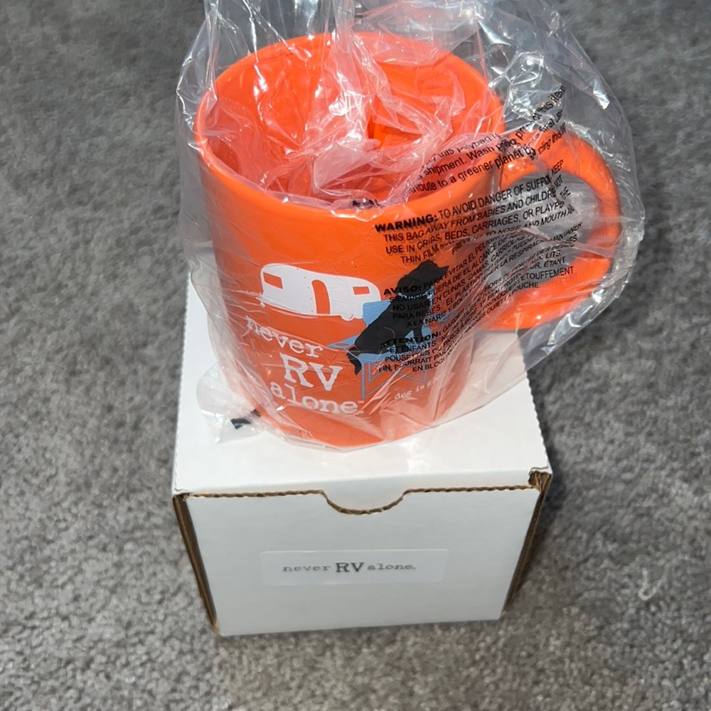 Brand New - Dog is Good Orange Mug